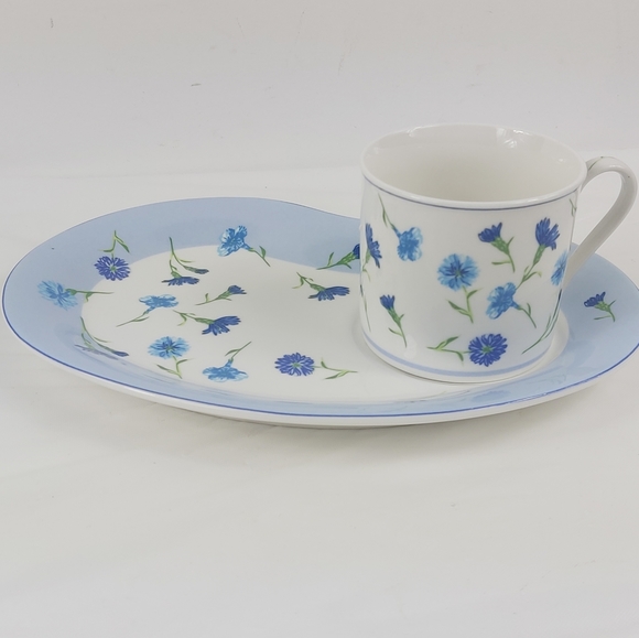 - Lauren Ashley cornflower bone china cup and - Picture 3 of 11